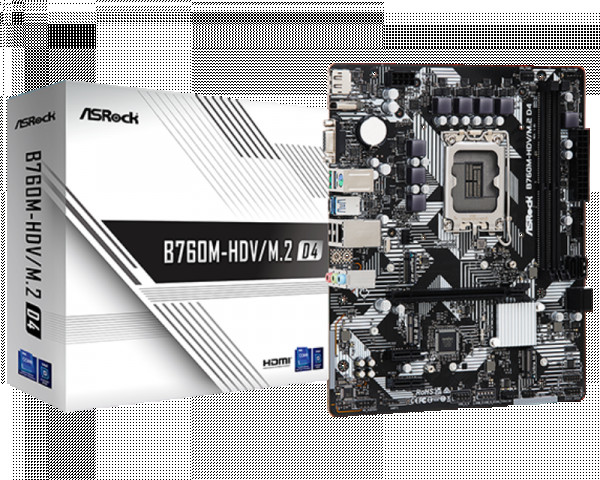 ASROCK B760M-HDVM.2 D4 IT KOMPONENTE I PERIFERIJA