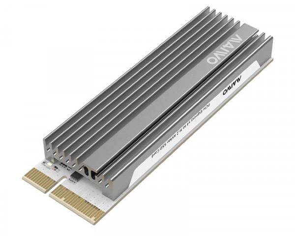 MAIWO PCI-Express x 4 na M.2 NVMe SSD  Aliminium case KT060 IT KOMPONENTE I PERIFERIJA