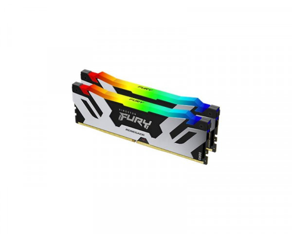 KINGSTON DIMM DDR5 64GB (2x32GB kit) 6000MTs KF560C32RSAK2-64 FURY Renegade Silver RGB IT KOMPONENTE I PERIFERIJA
