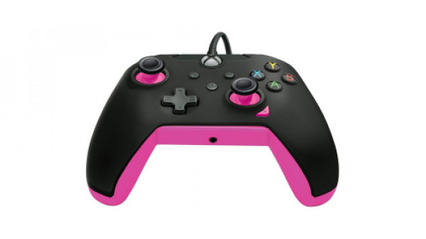 XBOX/PC Wired Controller Black Fuse Pink GAMING 