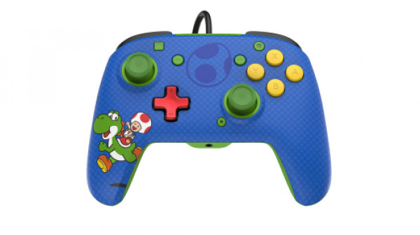 Nintendo Switch Wired Controller Rematch - Mario & Yoshi GAMING 