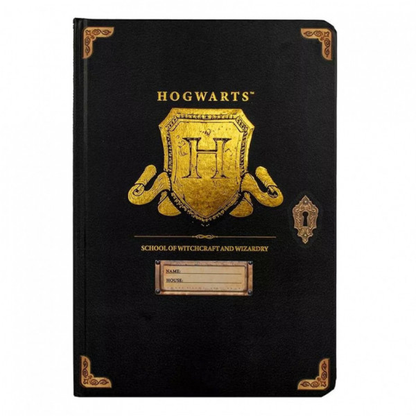 Harry Potter A5 Casebound Notebook - Hogwarts Shield MERCHANDISE