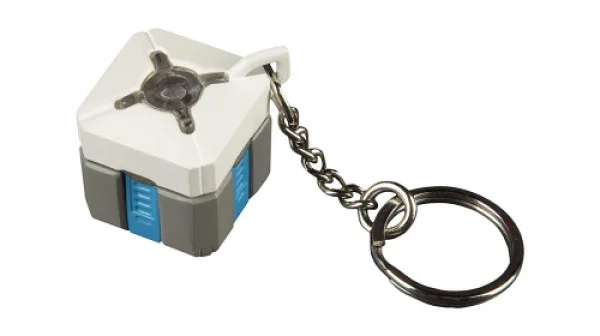 Jinx Overwatch Lootboox Light-Up Keychain GAMING 