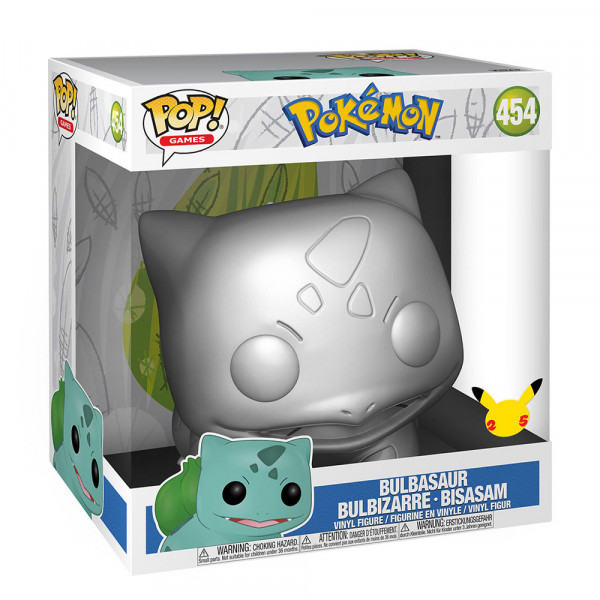 Pokemon POP! Viny - Bulbasaur Silver Metalic 10\'' GAMING 