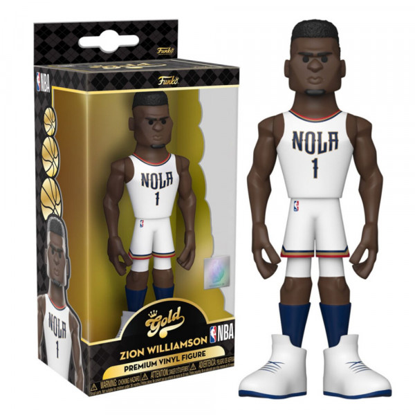 NBA Pelicans Gold 5\'' Zion Williamson (Homeuni) GAMING 