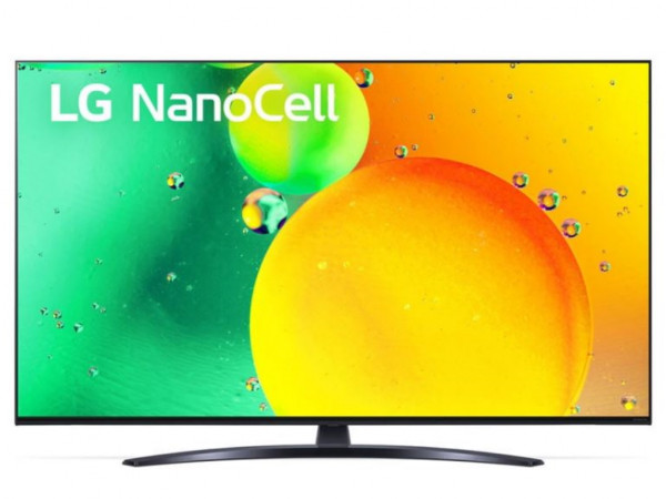 LG Televizor 65NANO763QA NanoCell 65'' 4K HDR smart ThinQ AI WebOS, crna TV, AUDIO,VIDEO