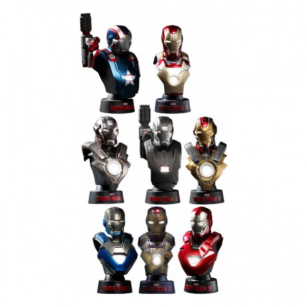 Iron Man 3: Deluxe 1:6 scale Collectible Bust Set GAMING 