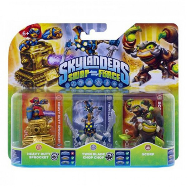 Skylanders SWAP Force Triple Pack C (Star Strike + Gill Grunt + Trigger Happy) GAMING 