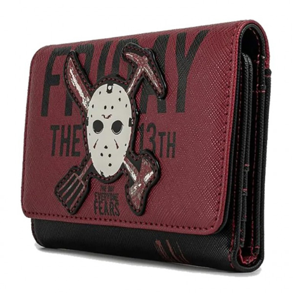 Friday The 13th Jason Mask Tri-Fold Wallet GAMING 