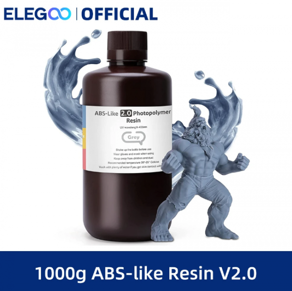 Elegoo ABS-like Resin 1000g Grey ŠTAMPAČI I SKENERI