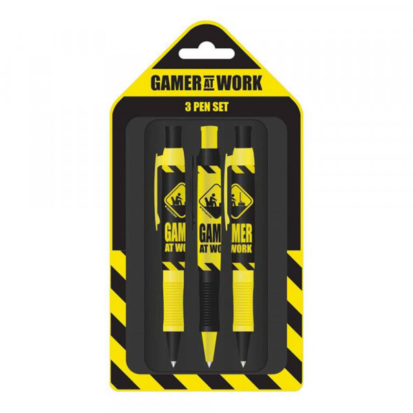 Gamer at Work 3 Pen Set GAMING 