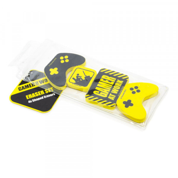 Gamer at Work Eraser Set GAMING 