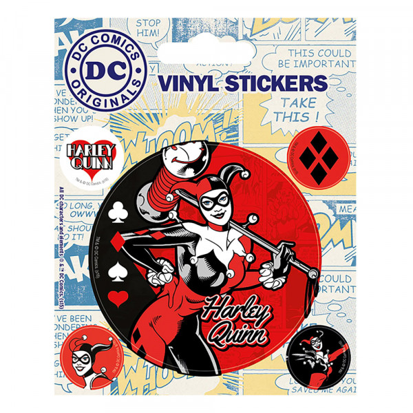 Harley Quinn (Retro) Stickers MERCHANDISE
