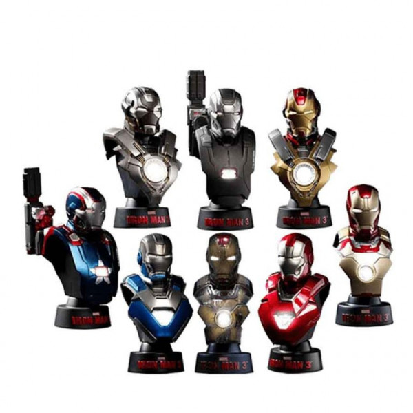 Iron Man 3 Busts 1/6 11 cm Deluxe Set Series 2 (8) GAMING 