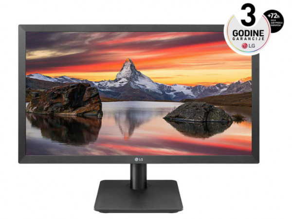 LG Monitor 22MP410P-B 21.5'' VA 1920x1080 75Hz 20ms GtG VGA, HDMI Freesync VESA, crna (22MP410P-B.AEU) MONITORI